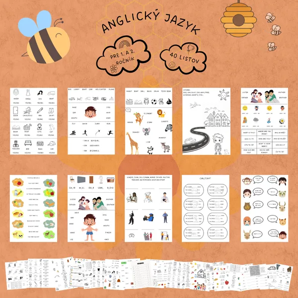 Anglický jazyk - pracovné listy