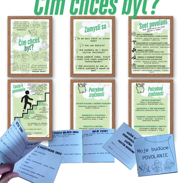 Plagáty do triedy: Čím chceš byť?