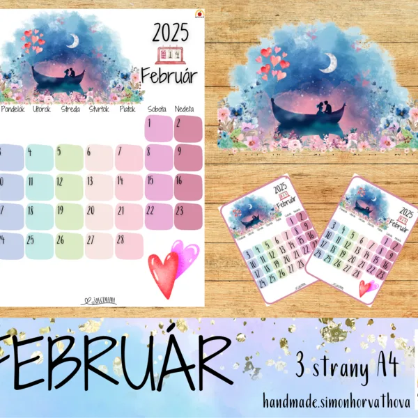 Kalendár Február