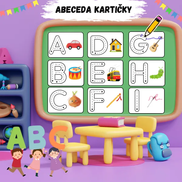 Abeceda - kartičky 