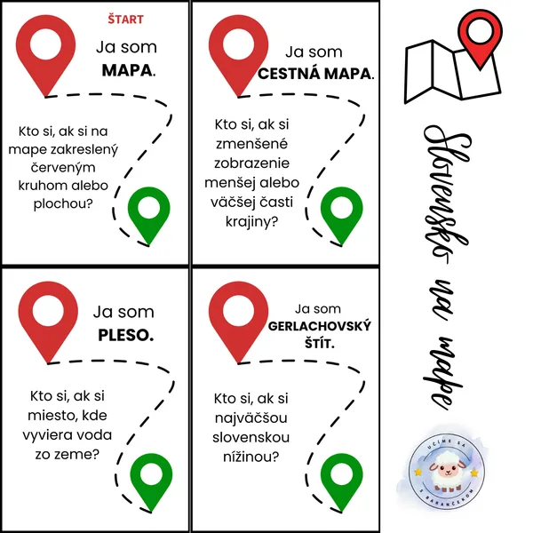Ja som - Kto si? - Slovensko na mape