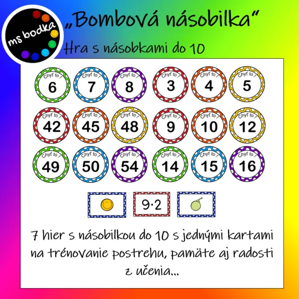 Bombová NÁSOBILKA