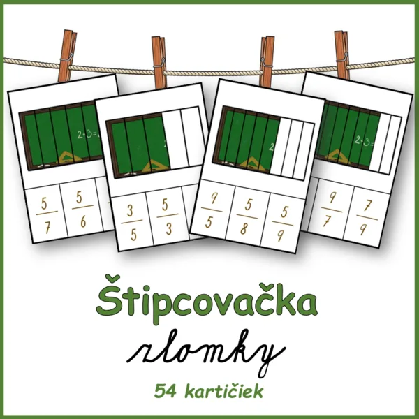 Štipcovačka - zlomky