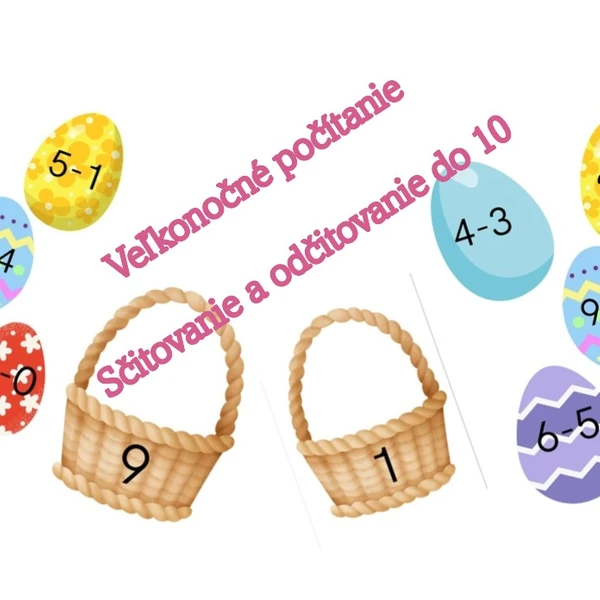Veľkonočné počítanie do 10