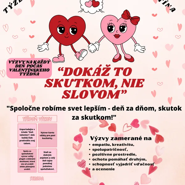 Týždenná výzva (nielen) na VALENTÍNA
