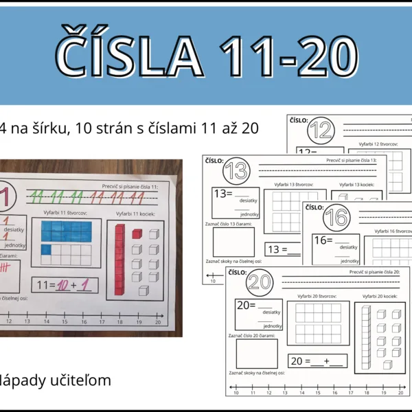 Čísla 11-20 