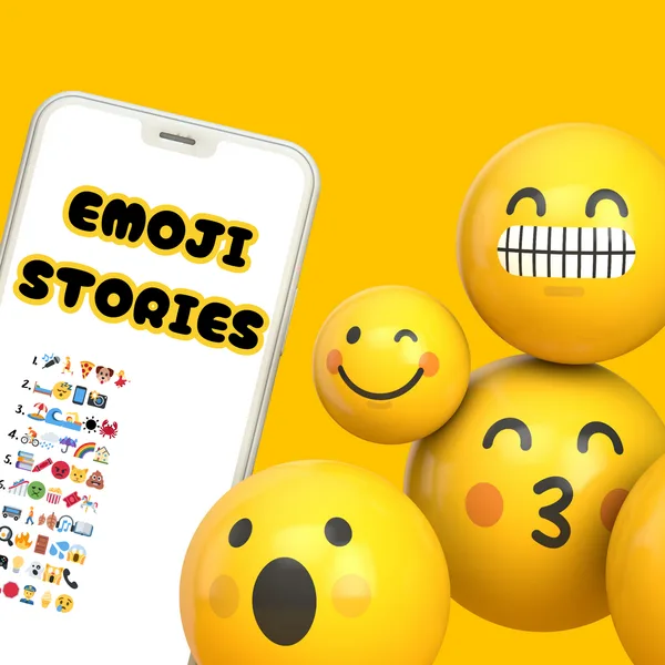 Emoji stories - past continuous
