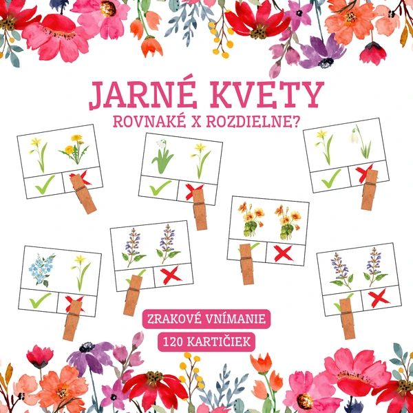 JARNÉ KVETY - brožúra - rovnaké x rozdielne?