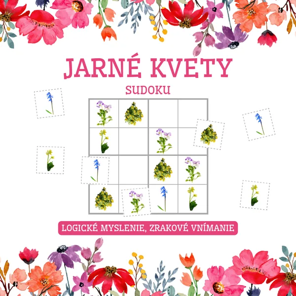 JARNÉ KVETY - brožúra - sudoku