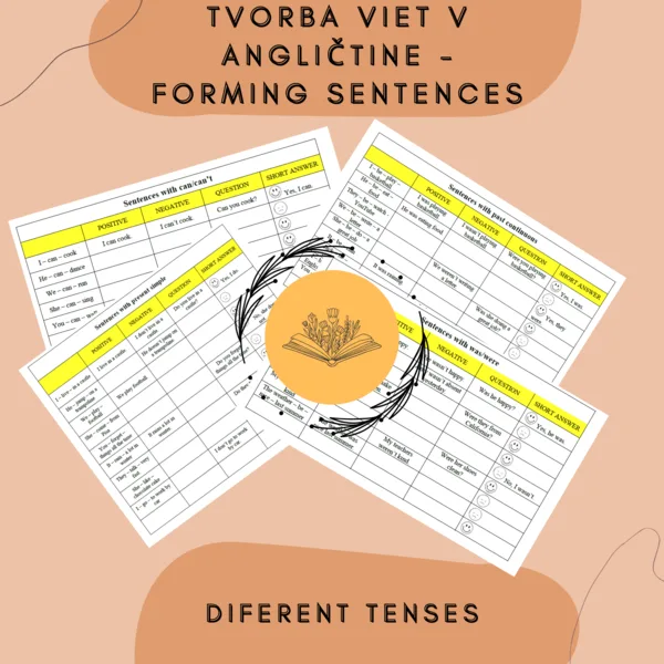Tvorba viet v angličtine - Forming sentences