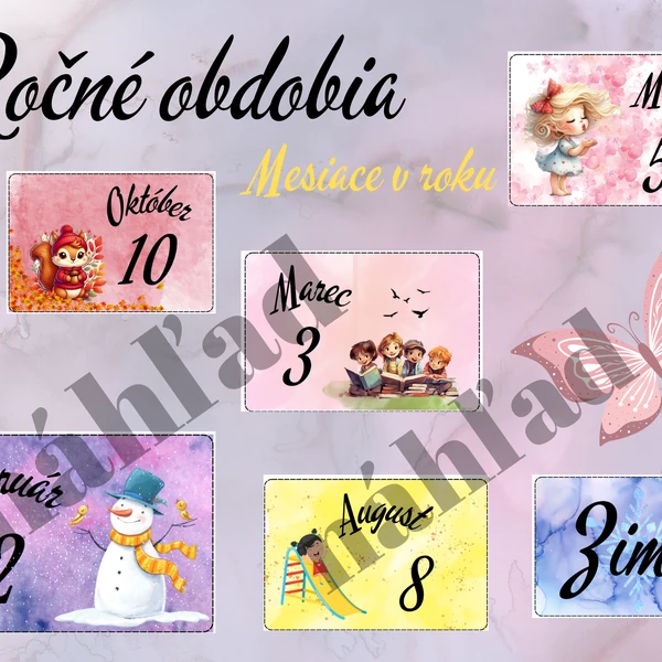 Ročné obdobia + mesiace v roku
