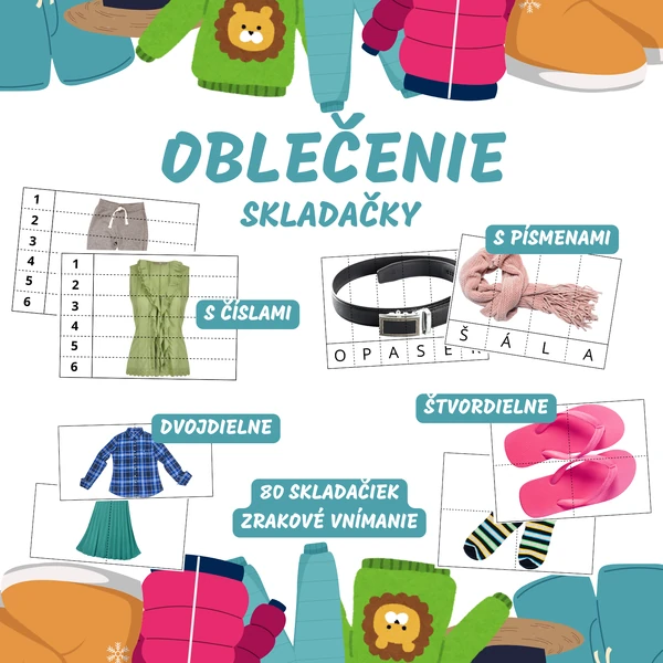 OBLEČENIE - skladačky
