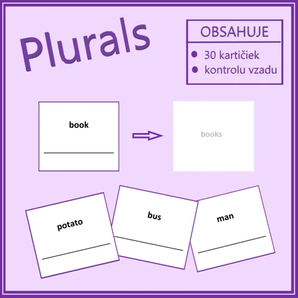 Plural nouns (plurals) 