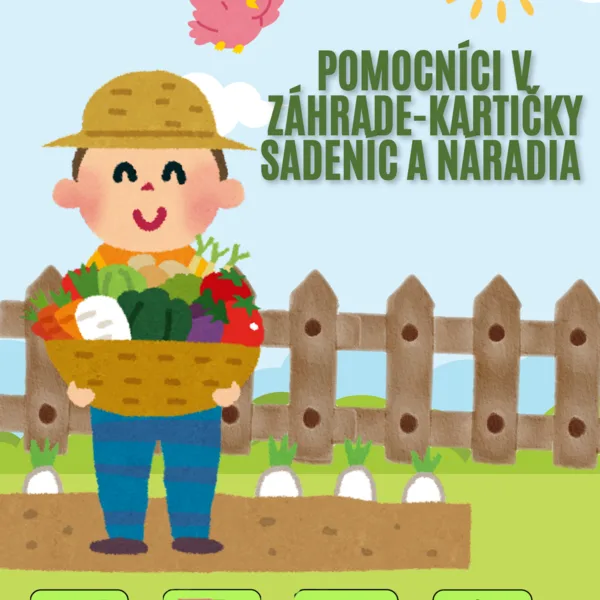 Kartičky- Pomocníci v záhrade