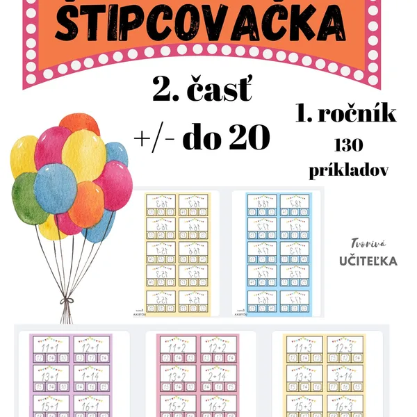 Štipcovačka 2. časť: +/- do 20