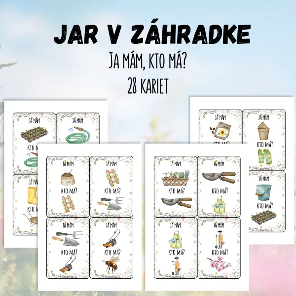 Ja mám, kto má? - Jar na záhradke