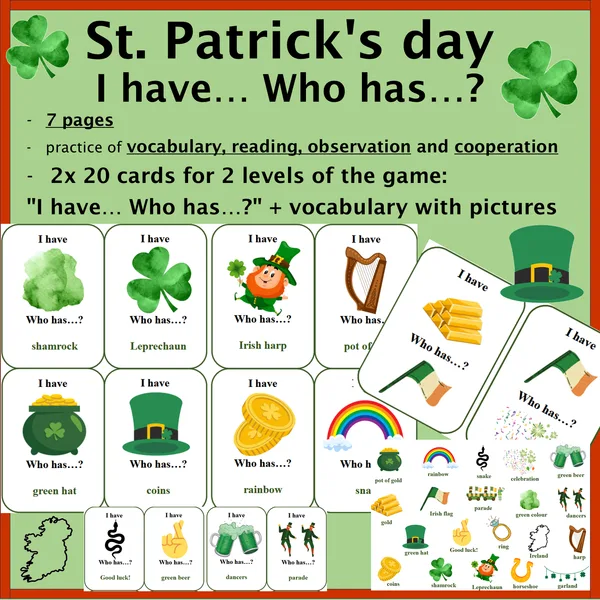 Deň svätého Patrika – Saint Patrick's Day
