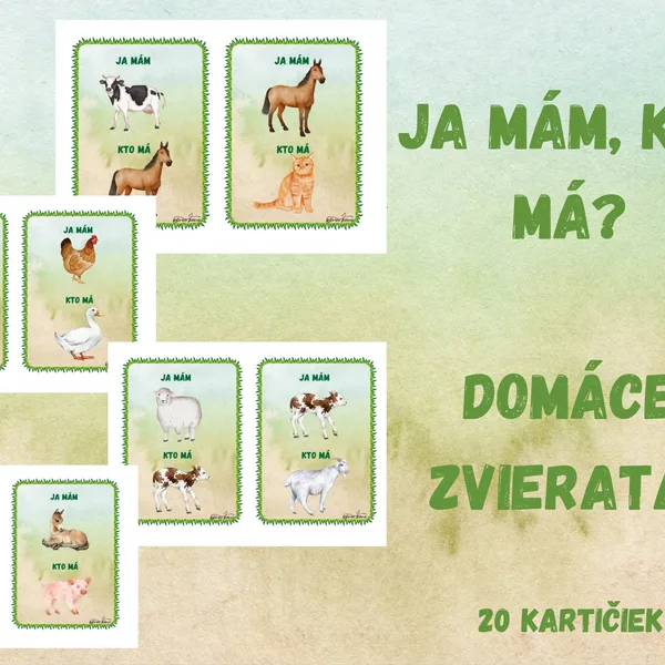 Ja mám, kto má? - domáce zvieratá 