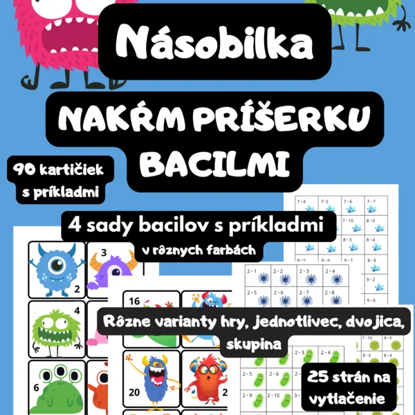 Násobilka s príšerkami
