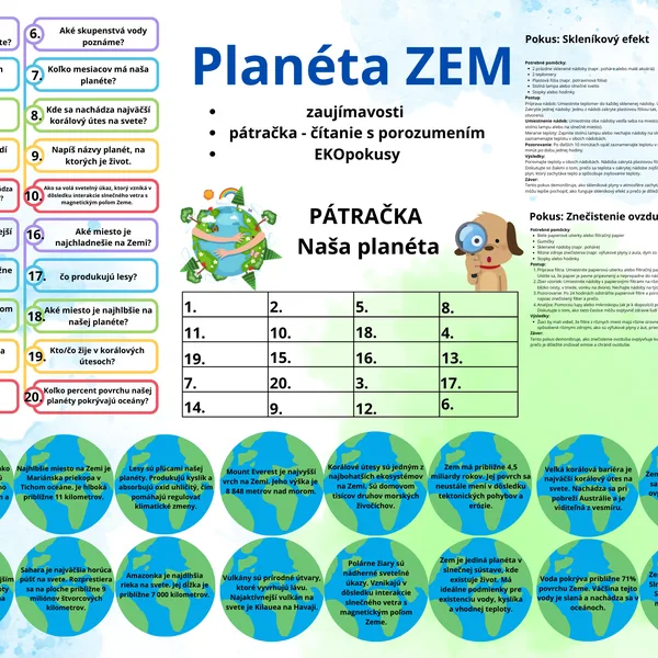 NAŠA PLANÉTA - ZEM (DEŇ ZEME)