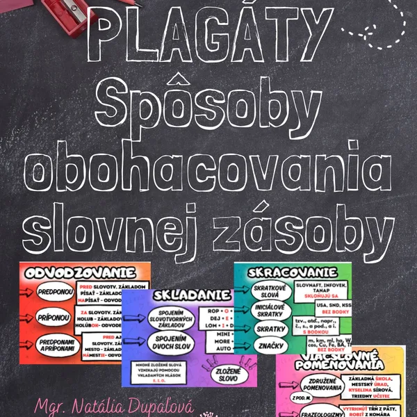 PLAGÁTY - Obohacovanie slovnej zásoby