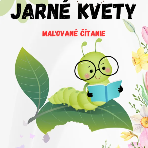 Jarné kvety - maľované čítanie