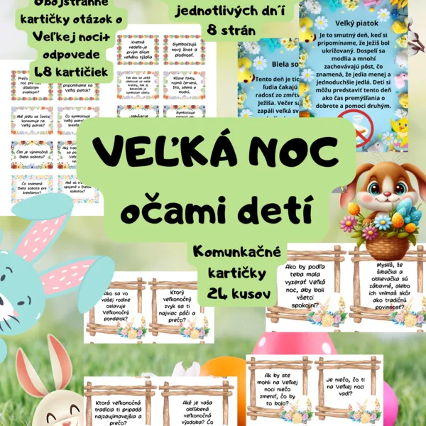 Veľká noc (ranné kruhy) - komunikačné kartičky