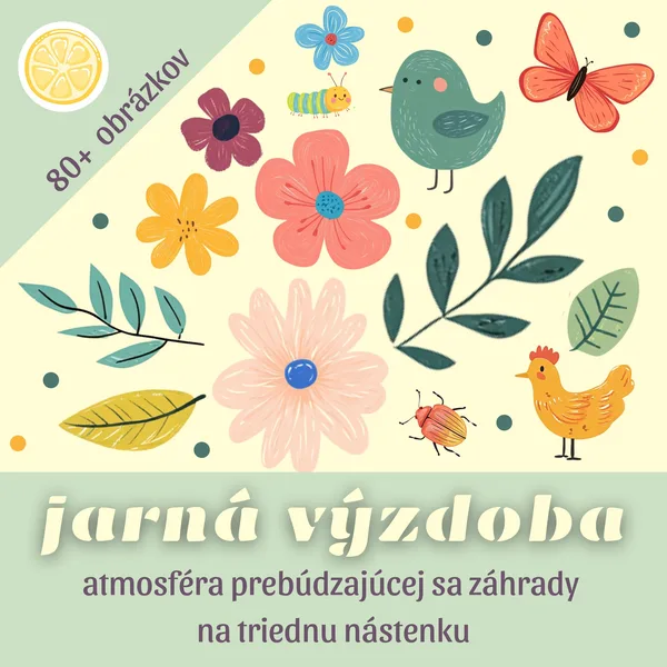 Jarná výzdoba na nástenku