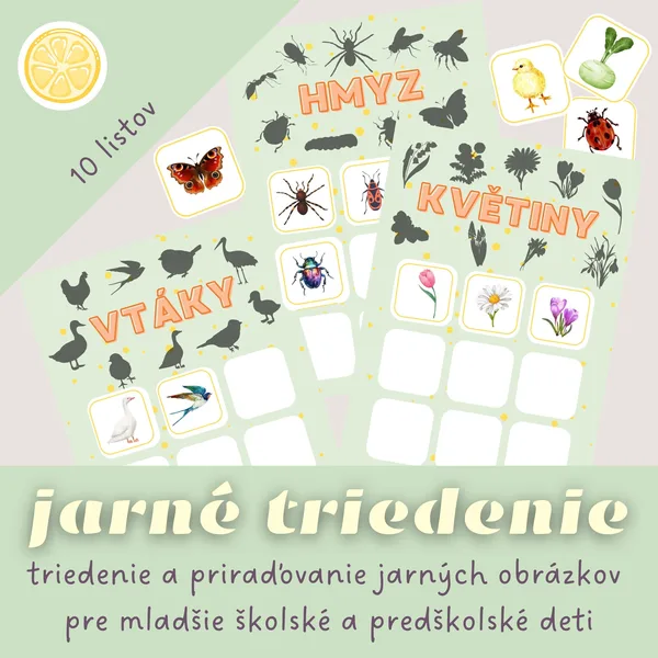 Jarné triedenie a priraďovanie