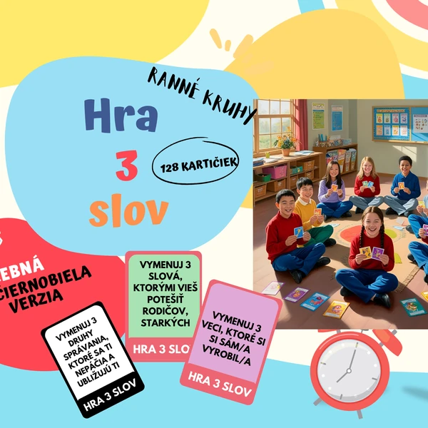 Hra 3 slov - ranné kruhy