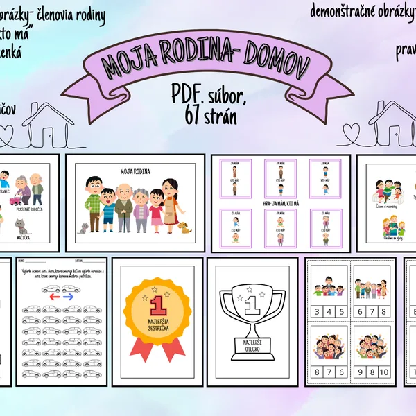Moja rodina, Môj domov 👨‍👩‍👦💛🏘️