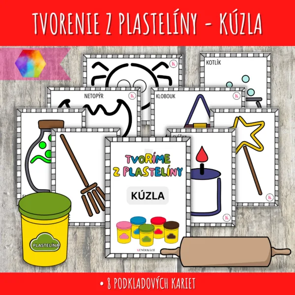 Tvorenie z plastelíny - čarodejnica a kúzla