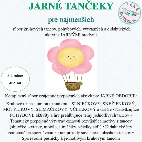 JARNÉ TANČEKY PRE NAJMENŠÍCH – TANČEKY v kruhu a ďalšie nadväzujúce aktivity 