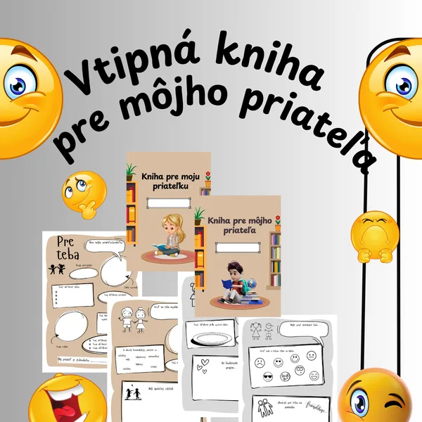 Vtipná kniha pre priateľa (Marec mesiac knihy)