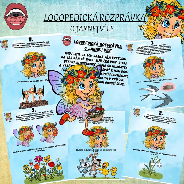 LOGOPEDICKÁ ROZPRÁVKA O JARNEJ VÍLE