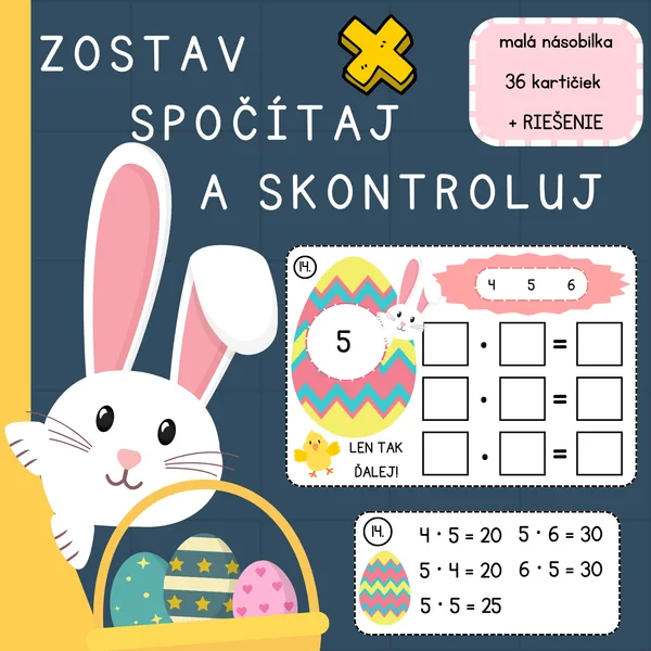 PRECVIČOVANIE MALEJ NÁSOBILKY