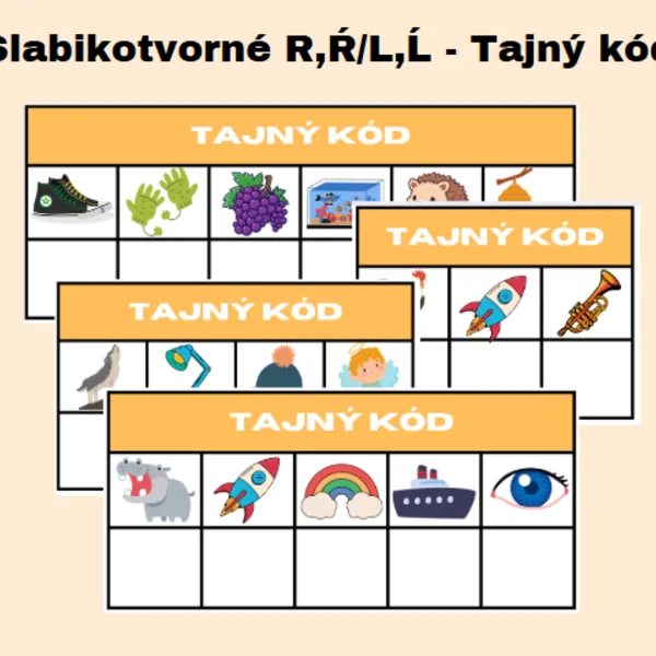 Slabikotvorné l,ĺ/r,ŕ - tajný kód