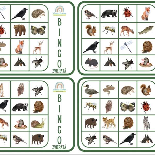 Bingo zvieratá