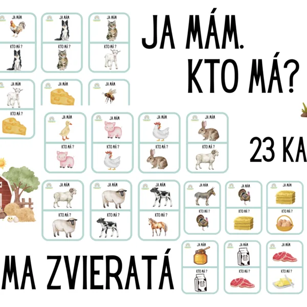 Ja mám. kto má? FARMA - zvieratá
