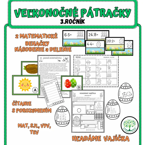 VEĽKONOČNÉ PÁTRAČKY PRE TRETIAKOV