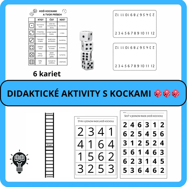 Didaktické aktivity s kockami a tvorba príbehu