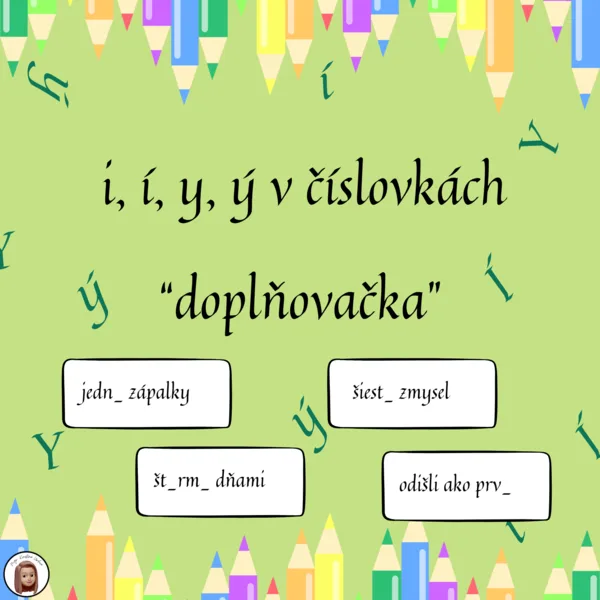 i, í, y, ý v číslovkách 