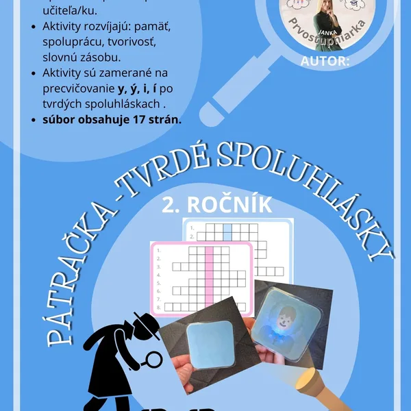 PÁTRAČKA - TVRDÉ SPOLUHLÁSKY