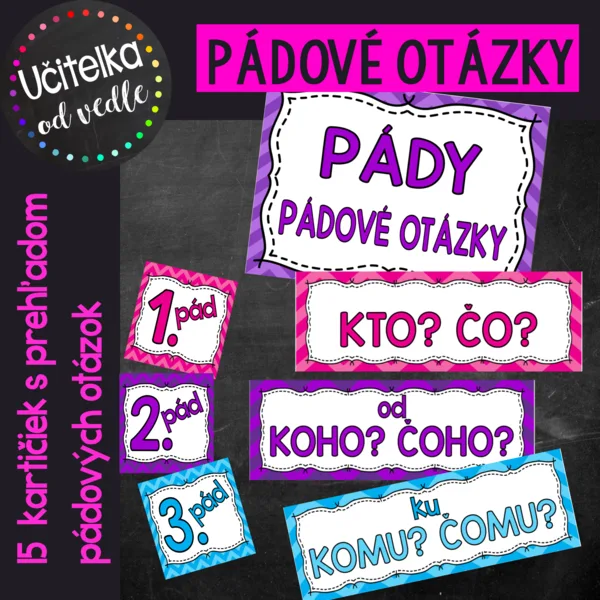 SLOVENSKÝ JAZYK: PÁDY A PÁDOVÉ OTÁZKY (PREHĽAD PÁDOV A PÁDOVÝCH OTÁZOK)