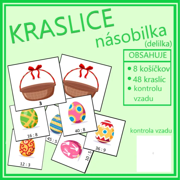 Kraslice - násobilka (delilka)