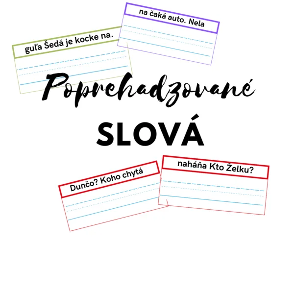 Poprehadzované slová