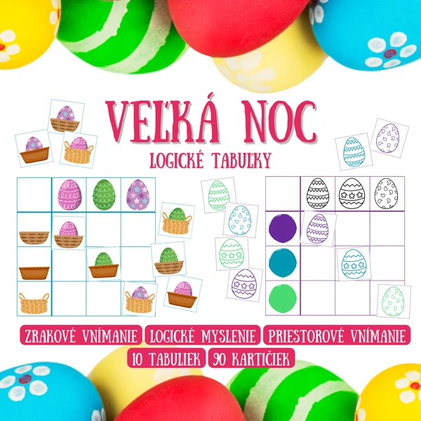 VEĽKÁ NOC - logické tabuľky