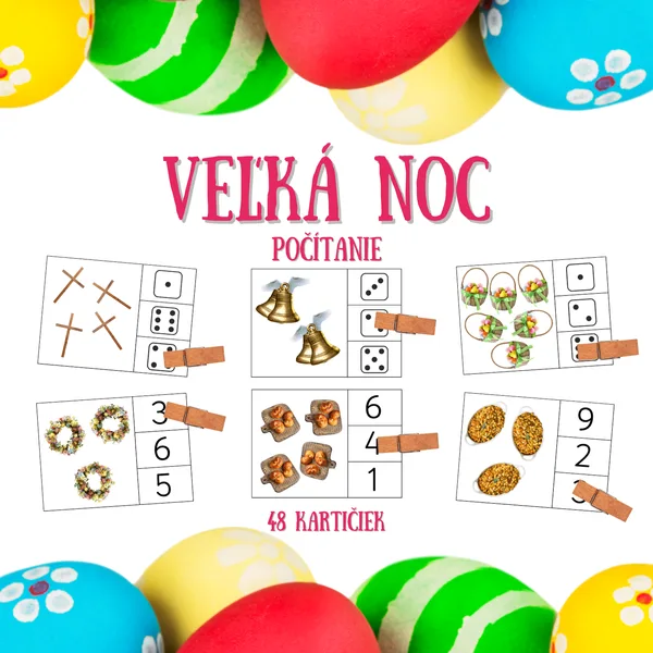 VEĽKÁ NOC - brožúra - počítanie