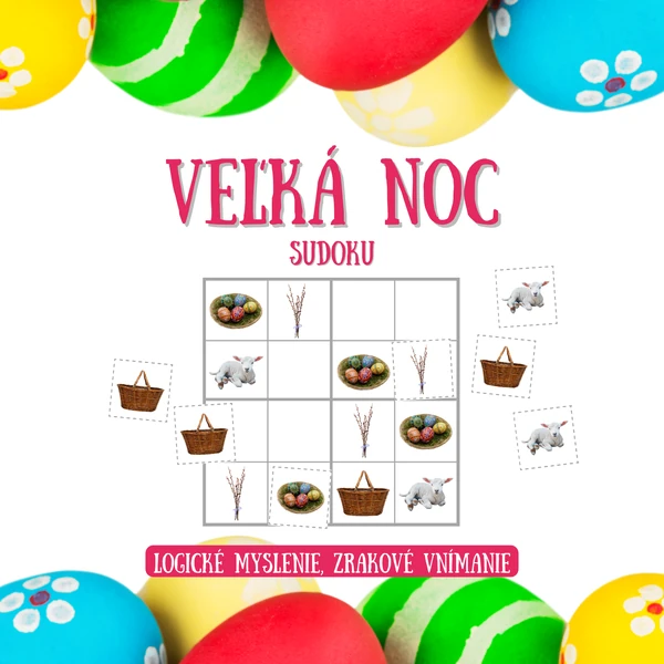 VEĽKÁ NOC - brožúra - sudoku