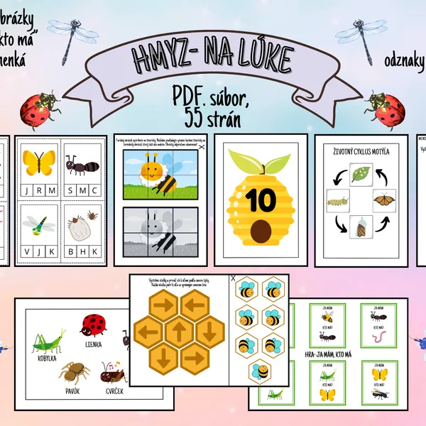 Hmyz, Na lúke 🐝🐞